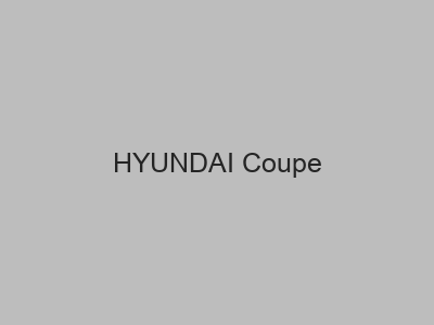 Enganches económicos para HYUNDAI Coupe